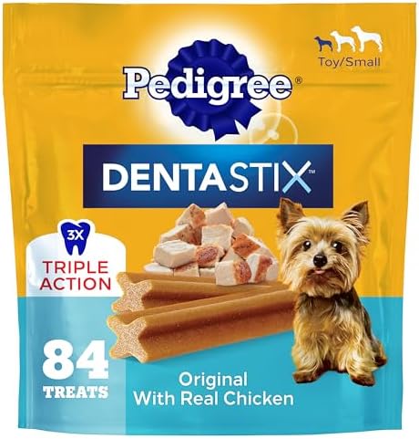 Pedigree Dentastix Small & Medium Dental Dog Treats, Original, 84 Count
