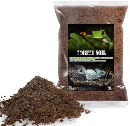 BNOSDM Reptile Soil Substrate,Natural Terrarium Bedding,Snake Bedding,Fluffy Reptile Tank Substrate for Tortoise Hermit Crab Tarantulas Lizards