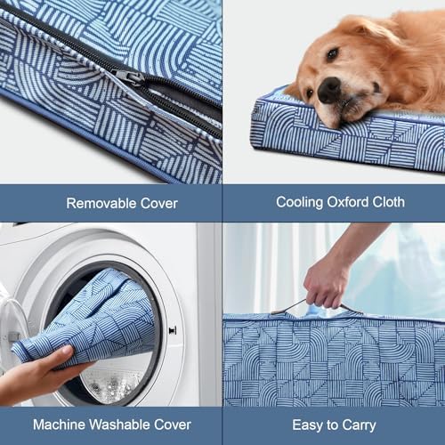 Jumbo Waterproof Orthopedic Dog Bed for Extra Large Dogs