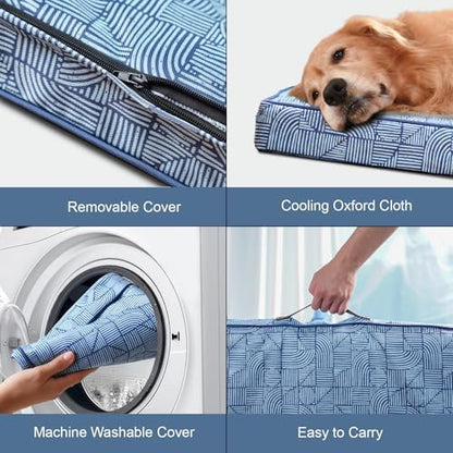 Jumbo Waterproof Orthopedic Dog Bed for Extra Large Dogs