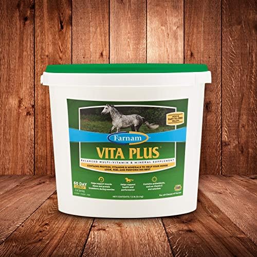 Farnam Vita Plus Balanced Multi-Vitamin & Mineral Horse Supplement, 7.5 lb