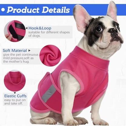 MIGOHI Dog Anxiety Relief Coat,XL, Rosered