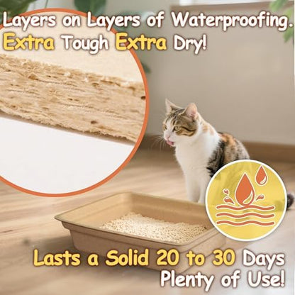 Disposable Litter Boxes for Cats Leak-Proof: 3/6/9/20/32-Pack Odor Control