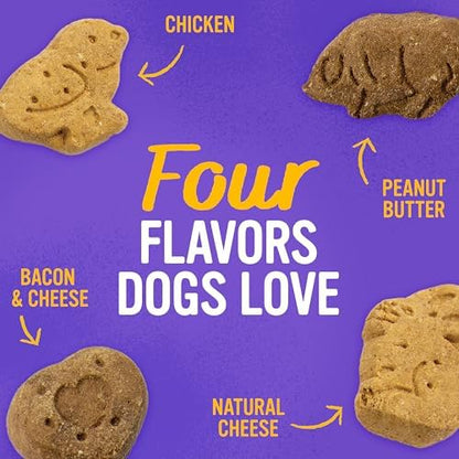 Blue Dog Bakery, More Crunch Assorted Biscuit, Small Dog Treats 5lb Box