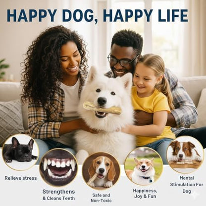 Coffee Wood Dog Chew Stick Toy for Dog, Made from Real Coffee Wood, Sticks for Pets, Safe Dental Cleaning Chews, Pets Health, Teeth Cleaning and Relieve Stress (Set 1 of Medium Size)