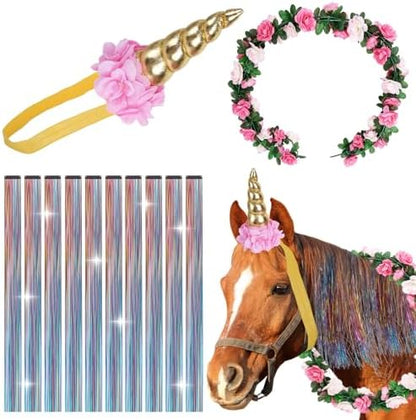 Horse Costume Bling Accessory for Real Horse Birthday Party Decor