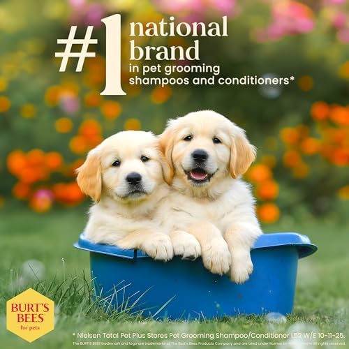 Burt's Bees for Pets Tearless Puppy Shampoo, with Buttermilk, 16 Oz, 2-Pk