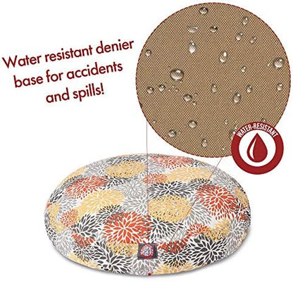 Majestic Pet Citrus Blooms Large Round Pet Bed
