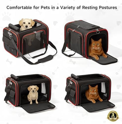 EliteField Soft-Sided Pet Carrier for Cats & Small Dogs (3-Year Warranty)