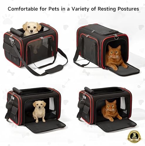 EliteField Soft-Sided Pet Carrier for Cats & Small Dogs (3-Year Warranty)