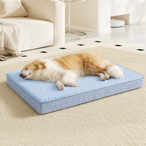 WATANIYA PET XL Cooling Dog Beds for Large Dogs, 41-Inch Dog Crate Bed