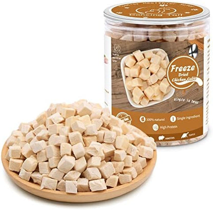 Freeze Dried Cat & Dog Treats, Healthy Chicken Cube Weight Control 5 Ounce