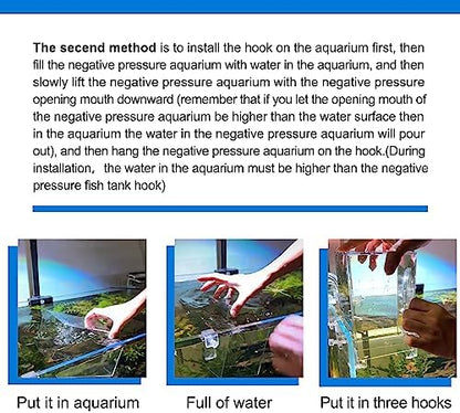 Negative Pressure Aquarium Fish Tank Cool Fish Tank Aquarium Water replenishers Water Level auto-Refill Maintenance