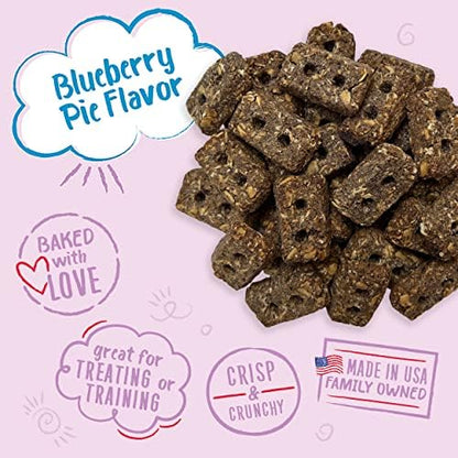 Charlee Bear Bearnola Bites Dog Treats, Blueberry Pie Flavor, 8oz (Pack of 2)