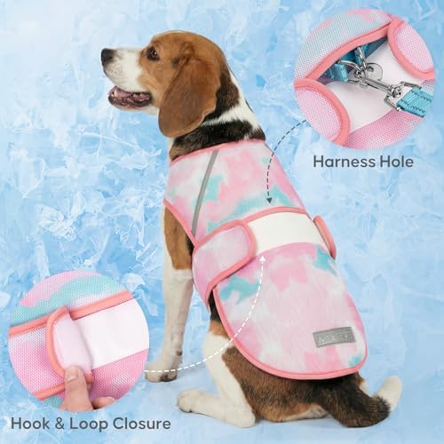 KYEESE Dog Cooling Vest Evaporative Dog Cooler Jacket for Summer Outdoor