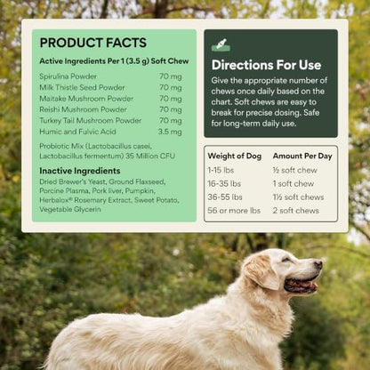 Chuck Norris Power GI Probiotic Soft Dog Chews, 30 Ct