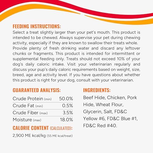 Good 'n' Fun Ribs Long-Lasting Dog Treat Made With Real Protein, 4 oz