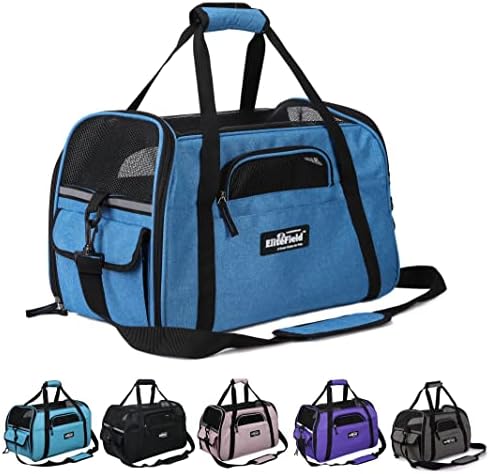 EliteField Soft-Sided Pet Carrier for Cats & Small Dogs (3-Year Warranty)