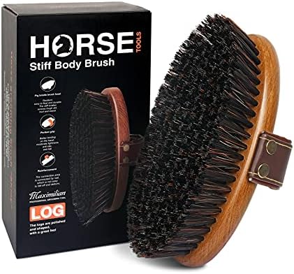 MAXIMILIAN Handmade Horse Brush Professional Horse Brushes for Grooming