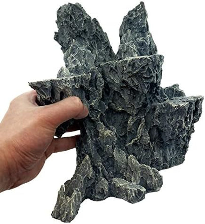 Allcolor Aquarium Rock Decor, Sky City Aquascape for 10+ Gallon Tanks