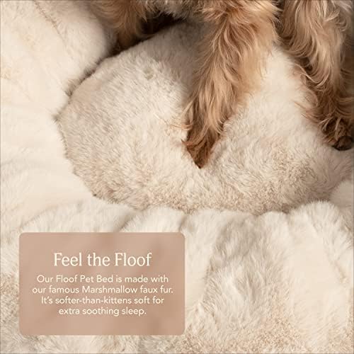 UnHide Floof Pet Bed, Extra Soft Dog Bed with Removable Faux Fur Cover