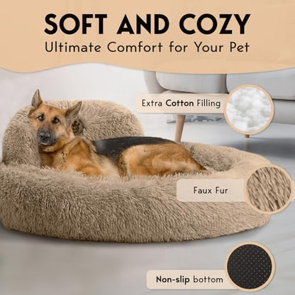 XL Dog Bed for Large Sized Dog - 45'' Extra Large Dog Bed, Washable Dog Bed