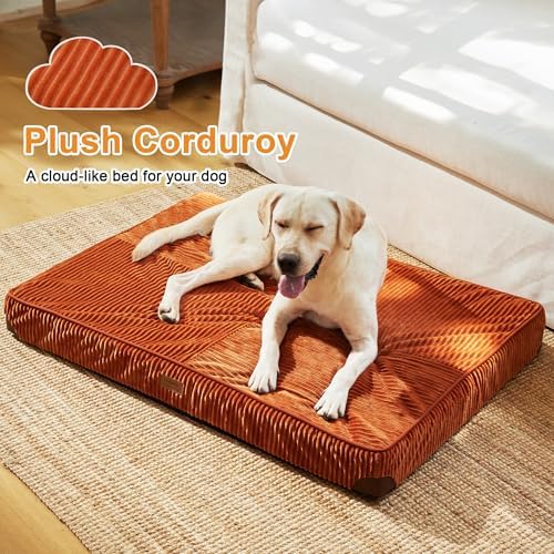 FUKUMARU X-Large Dog Bed, Thickened Waterproof Dog Mat with Washable Cover
