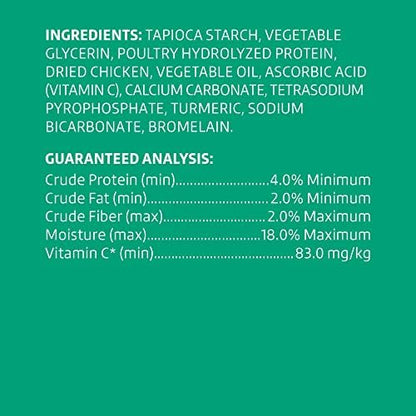 Wonder Bound Chicken Flavor Dental Sticks for Small/Medium Dogs (15-40 lbs), 6-Ridge Shape for Plaque & Tartar Control, Freshens Breath, Made With Real Chicken, 45 Count