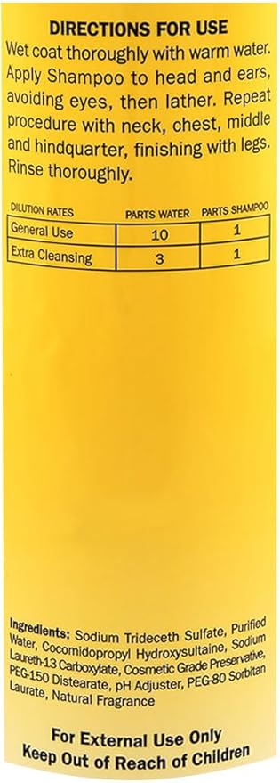 Davis Tearless Pet Shampoo, 12 oz (TS12)