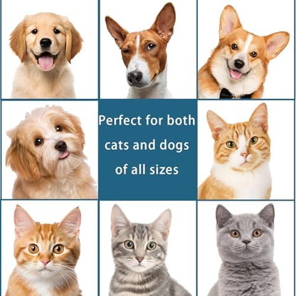 Pet Steam Brush for Dog & Cat – 3-in-1 Spray Hair Removal for Grooming, Softens Fur & Reduces Static 2*Shampoo(Steam Brush not Included)