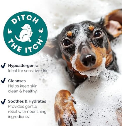 Vetnique Dermabliss Oatmeal Dog Shampoo for Itchy Skin & Allergy Relief