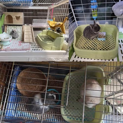 Tfwadmx Rabbit Litter Box Bunny Potty Training Litter Boxes Corner Toilet
