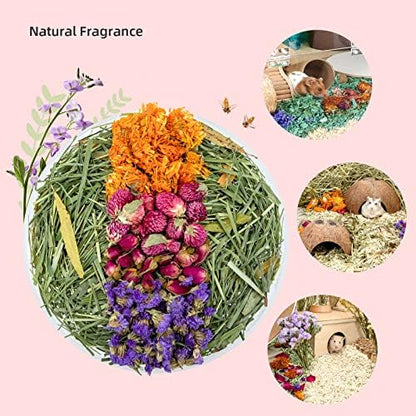 Niteangel Natural & Soft Hamster Bedding Mate: Air-Dried Flowers & No-Add