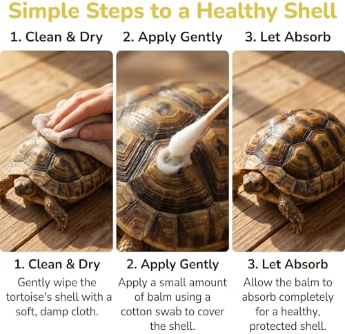 Reptile Shell Care Balm, 3.5 Oz Tortoise Lizard Turtle Shell Moisturizer