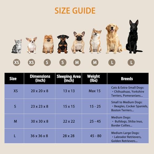 Calming Donut Dog Beds for Small Dogs Cats - Washable Removable Cover Non-Slip Bottom, Round Pet Bed Puppy Bed Warming Fluffy Faux Fur Anti-Anxiety, Fits up to 25 lbs (Beige, 23")