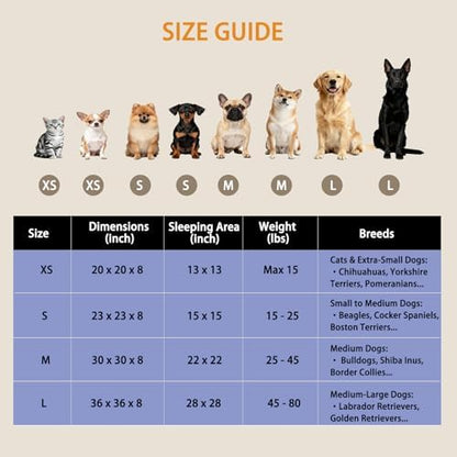 Calming Donut Dog Beds for Small Dogs Kitten - Washable Removable Cover Non-Slip Bottom, Round Pet Bed Puppy Bed Warming Fluffy Faux Fur Anti-Anxiety, Fits up to 15 lbs (Blush, 20")