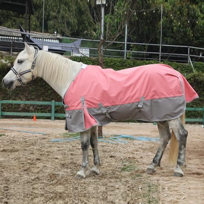 1200D Horse Blanket, 0g No-Fill Waterproof Turnout Rain Sheet