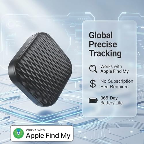 Mini GPS Tracker for Vehicles No Subscription, iOS Only, 2 Pack