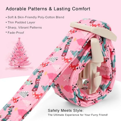 Christmas Tree Dog Collar for Puppies, Cute Girl Dog Collar