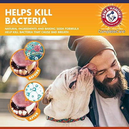 Arm & Hammer Complete Care Dog Dental Spray, Mint Flavor, Easy Brushless Dog Breath Freshener, Baking Soda Enhanced Formula for Fresh Dog-Breath, 6oz (Pack of 2)