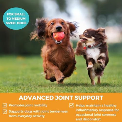 Progility Mini Hip & Joint Glucosamine Supplement, Small to Medium Dogs