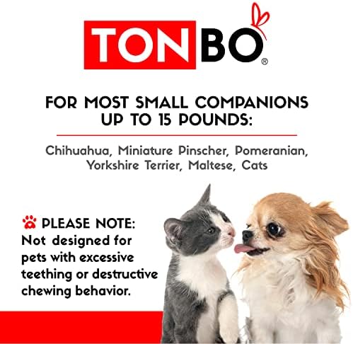 TONBO Soft Plush Small Cute and Cozy Nature Dog Cat Bed, Washer and Dryer Friendly (Paw)