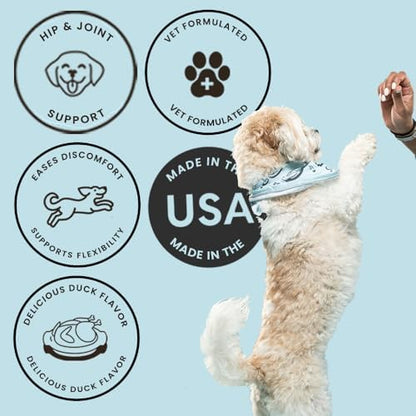The Pets Table Hip & Joint Soft Chews with Glucosamine, Duck Flavor, 60 Ct