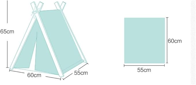 Pet beds, Pet Tent Wooden Dog House Pet Bed Cat Bed Yurt Washable Kennel Cat Litter Small