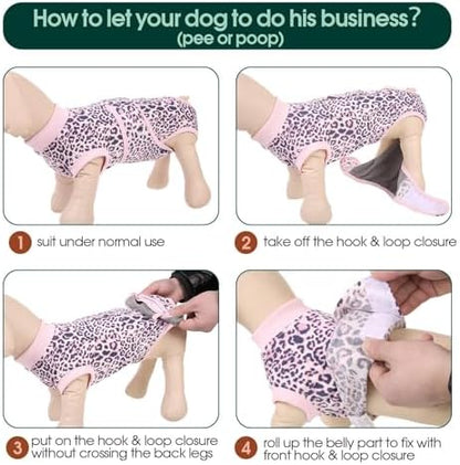 Kuoser Recovery Suit for Dogs After Surgery, Female Dog Onesie for Surgery