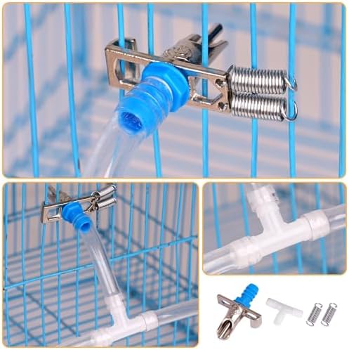 12Pcs Rabbit Nipple Drinker Kit Automatic Rabbit Watering System