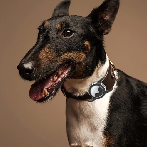Waterproof AirTag Holder for Dog Collar, Soft Slide-On Dog AirTag Holder