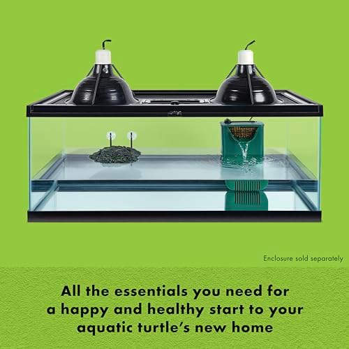 Zilla Aquatic Turtle Habitat Accessory Kit for Aquatic Turtles, Terrarium
