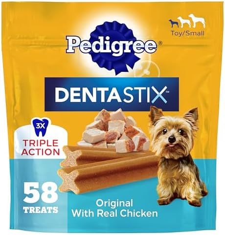 Pedigree Dentastix Small & Medium Dental Dog Treats, Original, 58 Count