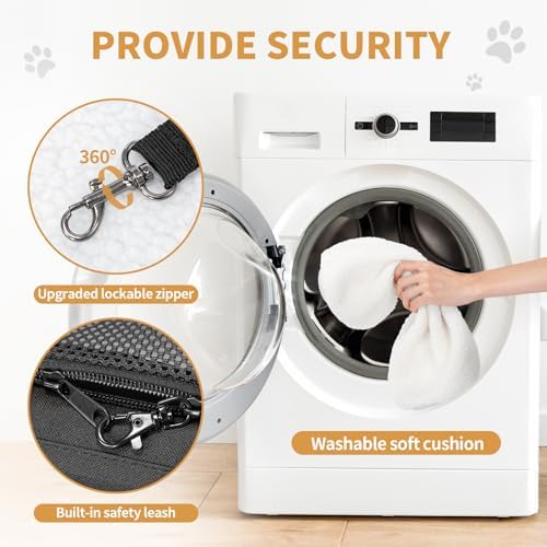 Petsfit Airline Cat Carrier for Small Cats, Two-Way Placement, Up to 9 lb